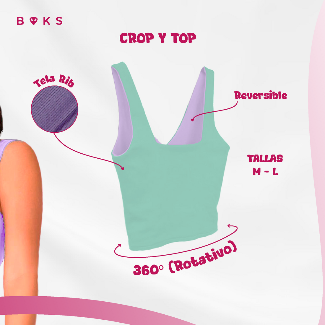 Crop Top 360 BOKS PREMIUM Heavyweight