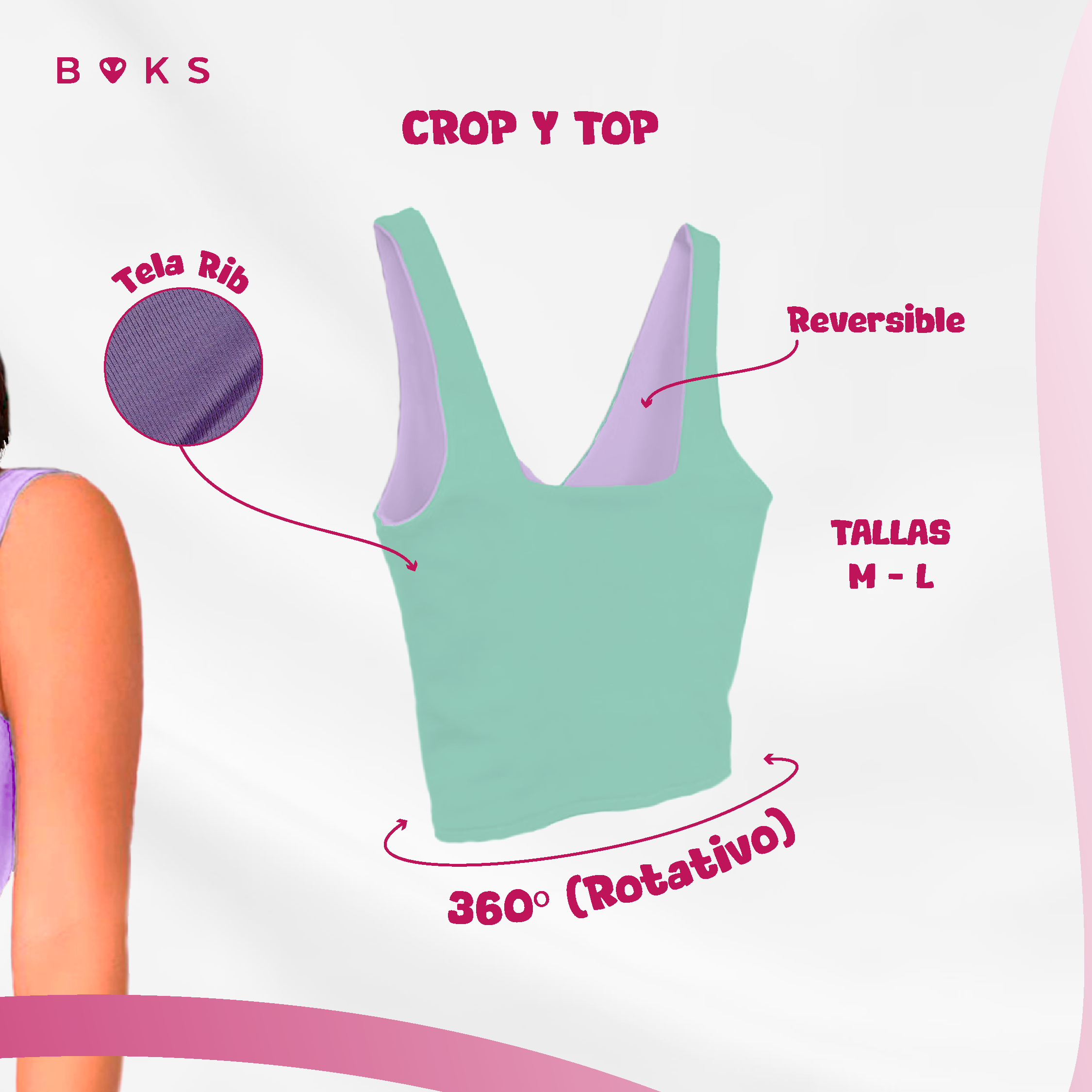 Crop Top 360 BOKS PREMIUM Heavyweight
