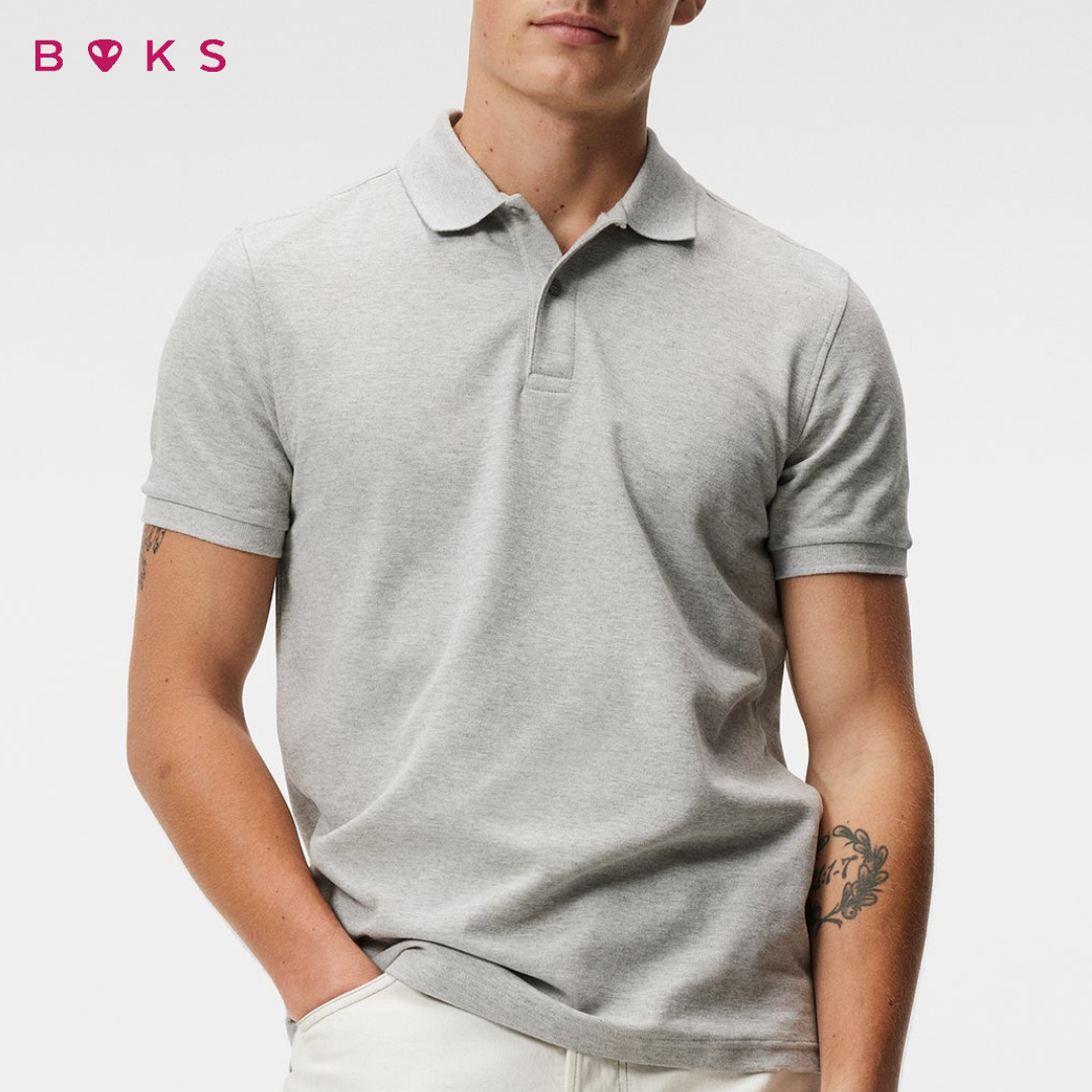 Polera BOKS piqué PREMIUM Heavyweight tipo Polo
