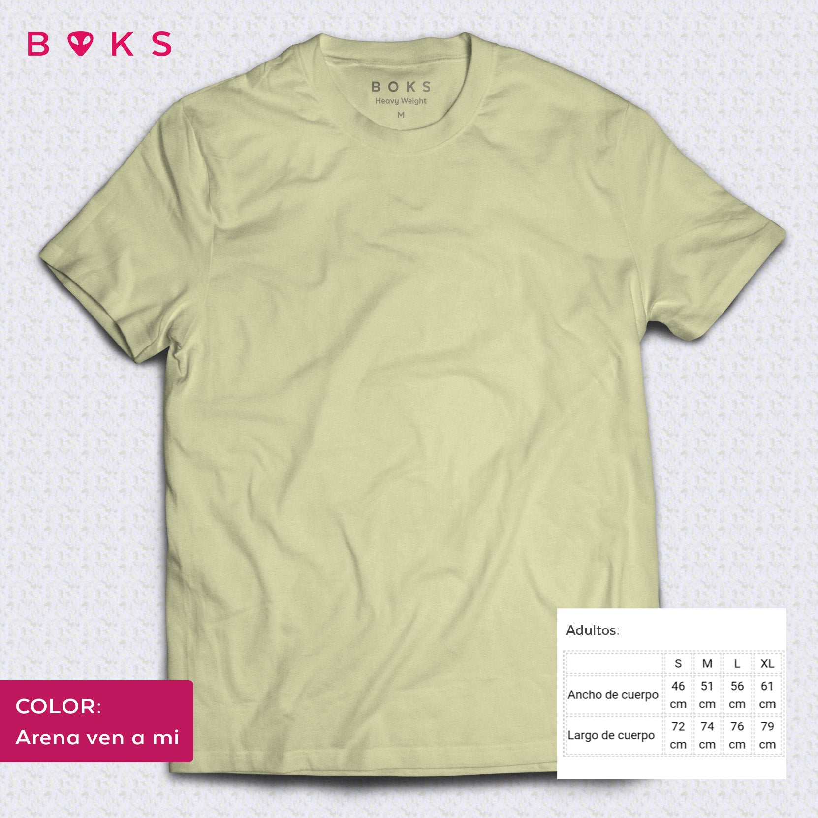 Polera BOKS Heavyweight CLASSIC