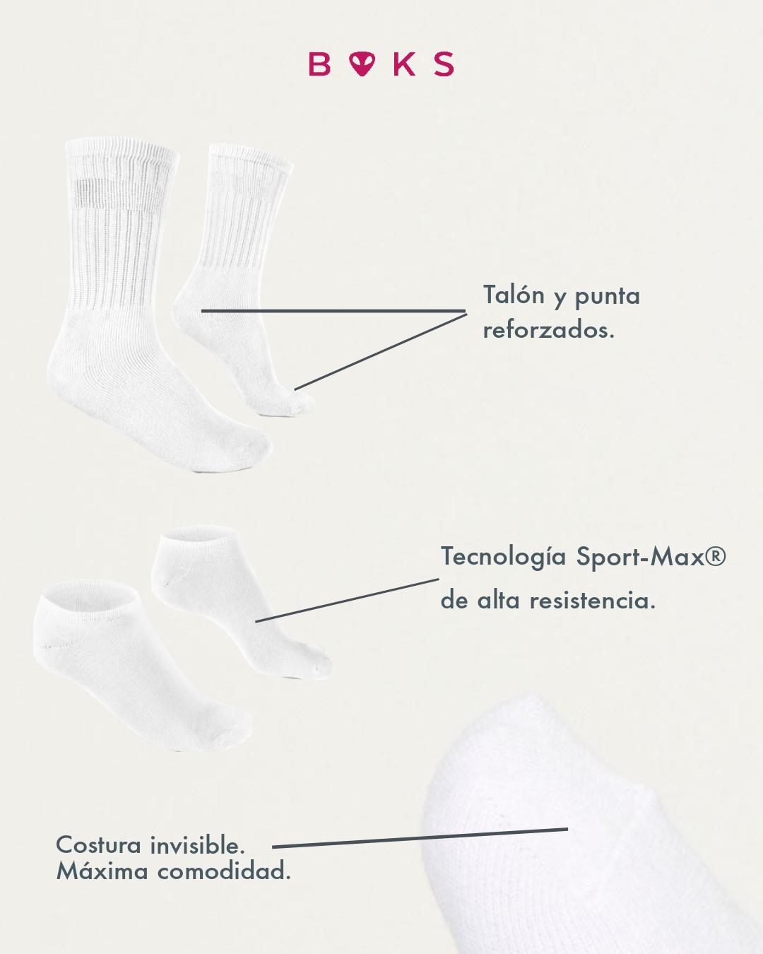 Medias Adultos BOKS Sport-Max ®